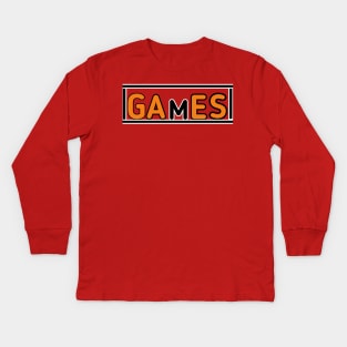 Gamer Gifts Video Game Merchandise Gaming Funny Full Kids Long Sleeve T-Shirt